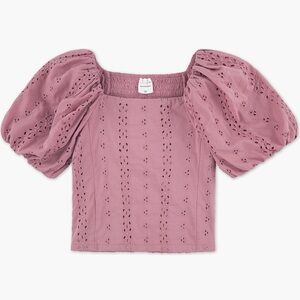Abercrombie Kids Puff Sleeve Top